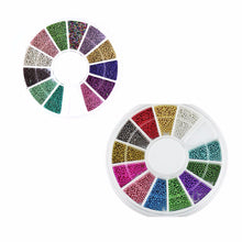 12 Colors Glitter Mix Color UV Gel Nail Art Acrylic Set TIML66