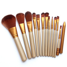 12pcsBrushes Set Foundation Face&Eye Powder Blusher Pro Pinceaux Cosmeticakeup Brush Maquiagem TIML66