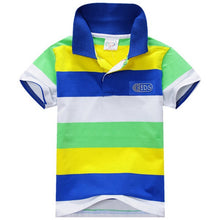 1~7 years baby children boys striped t-shirtss kids tops tee polo shirts clothing TIML66