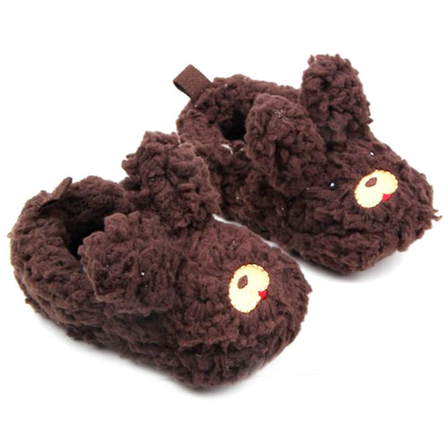 0-12M Baby Girls Boy Shoes Toddlers Warm Plush Slippers Soft Prewalker Shoes born First Walkers TIML66