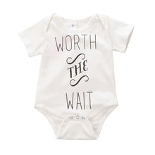 0-12Months born Baby Kids Boys Girls Cotton Clothes Letter Print Romper Bodysuit Jumpsuit Outfit Sets Clothing TIML66