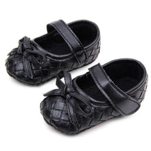 0~12 months pu leather bowknot lattice baby girls shoes soft sole anti slip first walker shoes TIML66