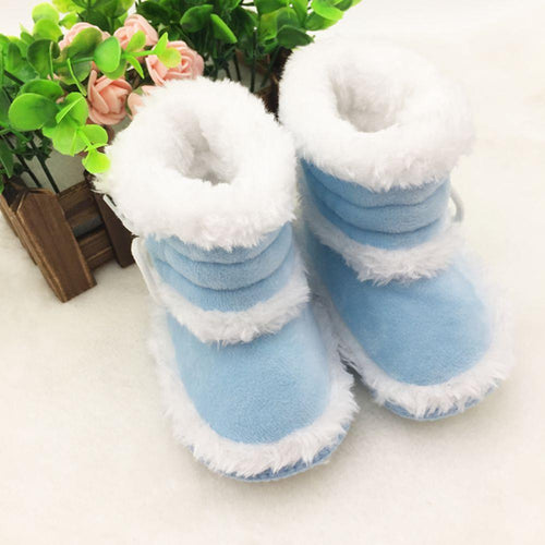 0-18 Months Toddler Baby Warm Booties Girls Boy Soft Sole Boots Crib Infant Shoes Prewalkers PY3 TIML66