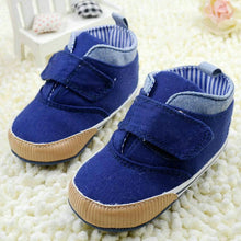 0 1mborn baby boys cotton ankle canvas high crib shoes casual sneaker first walkers TIML66