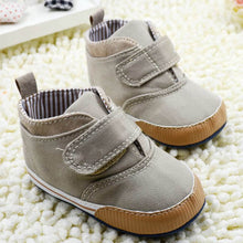 0 1mborn baby boys cotton ankle canvas high crib shoes casual sneaker first walkers TIML66