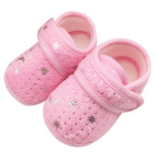 0-18Months Cute Infants Bay Boys Girls Shoes Cotton Crib Shoes Star Print First Walkers TIML66