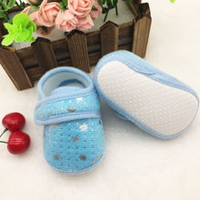 0-18Months Cute Infants Bay Boys Girls Shoes Cotton Crib Shoes Star Print First Walkers TIML66