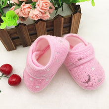 0-18Months Cute Infants Bay Boys Girls Shoes Cotton Crib Shoes Star Print First Walkers TIML66