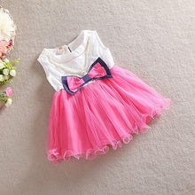 0-3Y Toddler Baby Kids Girls Princess Tutu Dress Bow Necklace Layered Dresses TIML66