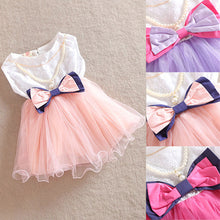 0-3Y Toddler Baby Kids Girls Princess Tutu Dress Bow Necklace Layered Dresses TIML66