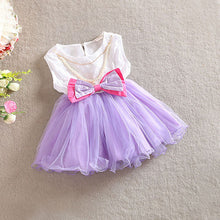 0-3Y Toddler Baby Kids Girls Princess Tutu Dress Bow Necklace Layered Dresses TIML66