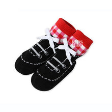 0-4 Years Baby Kids Infant Cotton Shoelaces Anti Slip Trainer Socks Booties Socks TIML66