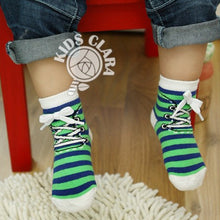 0-4 Years Baby Kids Infant Cotton Shoelaces Anti Slip Trainer Socks Booties Socks TIML66