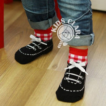 0-4 Years Baby Kids Infant Cotton Shoelaces Anti Slip Trainer Socks Booties Socks TIML66