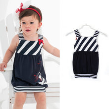 0-5T Cute Baby Kids Girls Dress Toddler Princess Party Tutu Striped Dresses TIML66