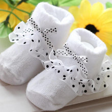 0-6 Months Toddlers Infants Cotton Ankle Socks Baby Girls Princess Bowknots Socks TIML66