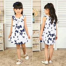 1-5Years Princess Baby Girls Dress Kids Print Sweet One-piece DresssJFY66