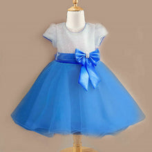 1-7Years Kids Girl Princess Bow Tutu Dress Baby Wedding Party Pageant Tulle DressesJFY66