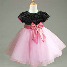 1-7Years Kids Girl Princess Bow Tutu Dress Baby Wedding Party Pageant Tulle DressesJFY66