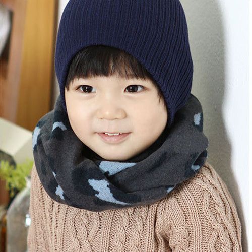 1~ years warm girl boy baby kids scarf neckerchief leopard printed scarves TIML66