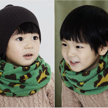 1-8Y Warm Girl Boy Baby Kids Scarf Neckerchief Leopard Printed ScarvesJFY66