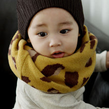 1~ years warm girl boy baby kids scarf neckerchief leopard printed scarves TIML66