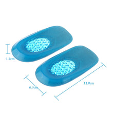 Feet Care Tool Half Size Shoes Insole Increase Height Gel Insert Insole For 6-9 8-12 Shoes Size Men Women Foot Taller Pad TIML66 TIML66