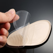 feet cushion pad foot care tool half size pu lint shoe insoles feet leather unisex forefoot insole TIML66