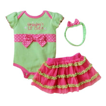 1 Set born Infant Baby Girl Clothing Polka Dot Headband + Romper + TUTU Outfit Clothes 3pcss SetsJFY66