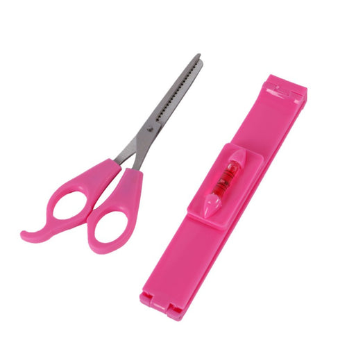 1 Set Women Girls Kids Bangs Hair Clip Accessories Cutting Tools DIY Bangs Clippers Trimmer Level Instrument Ruler TIML66