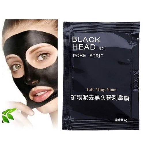 10pcs black face skin care suction mask nose blackhead remover acne treatment mask peeling peel off black head mud facial mask TIML66