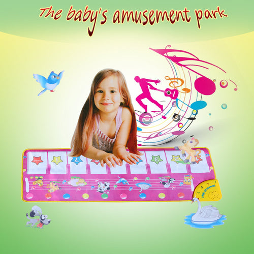 100 * 36 CM Baby Toys Music Play Mats Piano Music Carpet Blanket Educational Learning Mat Touch Kids Toys Best Gift TIML66 TIML66