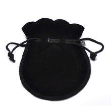 10pcss 6.6cm x 7.8cm Mini Jewelry Coin Storage Bag Velvet Flock Drawstring Pouches Boxes Xmas Wedding Gift Bags TIML66