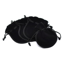10pcs  cm x 7 cm mini jewelry coin storage bag velvet flock drawstring pouches boxes wedding gift bags TIML66