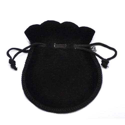 10pcss 6.6cm x 7.8cm Mini Jewelry Coin Storage Bag Velvet Flock Drawstring Pouches Boxes Xmas Wedding Gift Bags TIML66