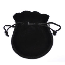 10pcs  cm x 7 cm mini jewelry coin storage bag velvet flock drawstring pouches boxes wedding gift bags TIML66