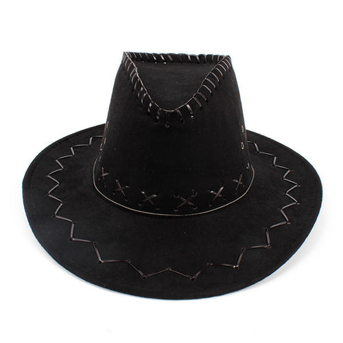 12 colors retro western cowboy bucket brim hat cap men women unisex sunscreen knight hats with rope TIML66