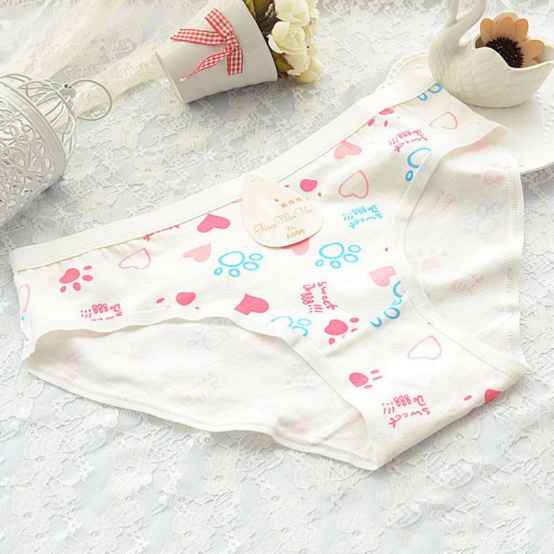 15 Color Plus Size M-XXXL Cotton Sexy Underwear Soft Panties Pink Large CodeWomen's Panties Briefs PY3 TIML66