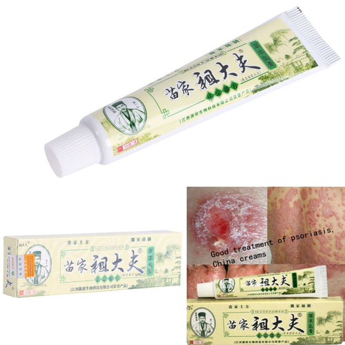 15g Psoriasis Dermatitis Eczema Treatment Anti Bacterial Skin Fungus Herbal Cream Ointment Miao TIML66