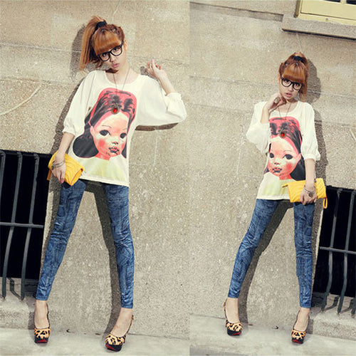 1764 Sexy Women Lady Jeans Skinny Jeggings Stretchy Slim Leggings Pants Trousers LE2 TIML66