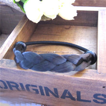 2pcs Lady Women Braid/Straight Wig Elastic Headband Hair Band Rope Scrunchie Hairband Ponytail  TIML66