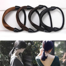 2pcs Lady Women Braid/Straight Wig Elastic Headband Hair Band Rope Scrunchie Hairband Ponytail  TIML66