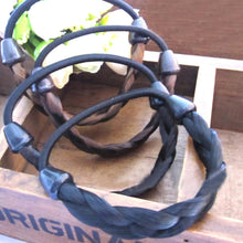 2pcs Lady Women Braid/Straight Wig Elastic Headband Hair Band Rope Scrunchie Hairband Ponytail  TIML66