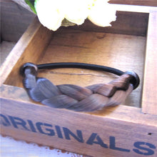 2pcs Lady Women Braid/Straight Wig Elastic Headband Hair Band Rope Scrunchie Hairband Ponytail  TIML66