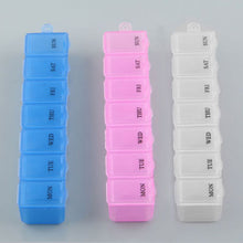 New 7 Days Pill Medicine Box Holder Capsules Case Storage Container Organizers 3 Colors to Choose P1 TIML66