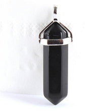 1piece 19 Choices New Crystal Fine Jewelry Healing Point Chakra Reiki Necklace Pendant Beads TIML66