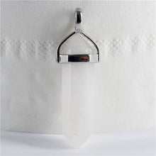 1piece 19 Choices New Crystal Fine Jewelry Healing Point Chakra Reiki Necklace Pendant Beads TIML66