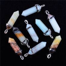 1piece 19 Choices New Crystal Fine Jewelry Healing Point Chakra Reiki Necklace Pendant Beads TIML66