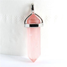 1piece 19 Choices New Crystal Fine Jewelry Healing Point Chakra Reiki Necklace Pendant Beads TIML66