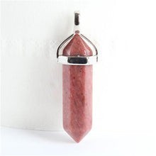 1piece 19 Choices New Crystal Fine Jewelry Healing Point Chakra Reiki Necklace Pendant Beads TIML66